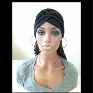 Turban with braids